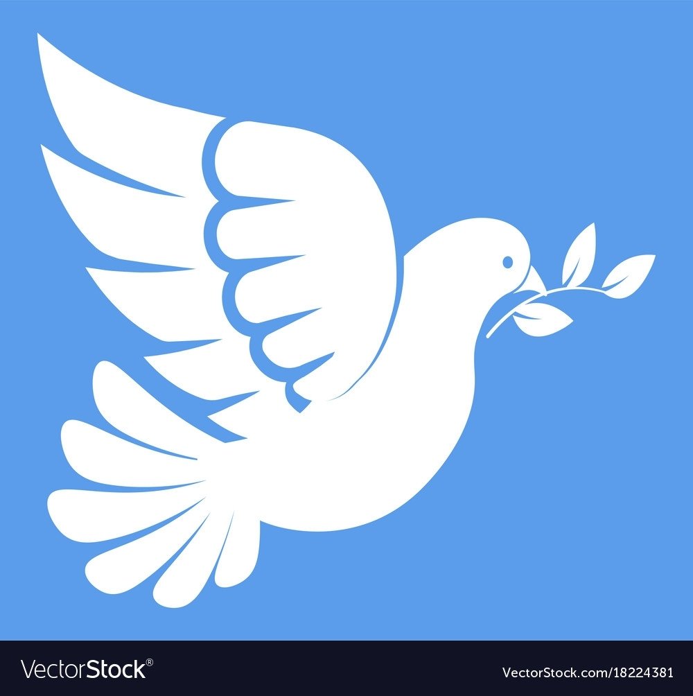 Украшение окон голубями