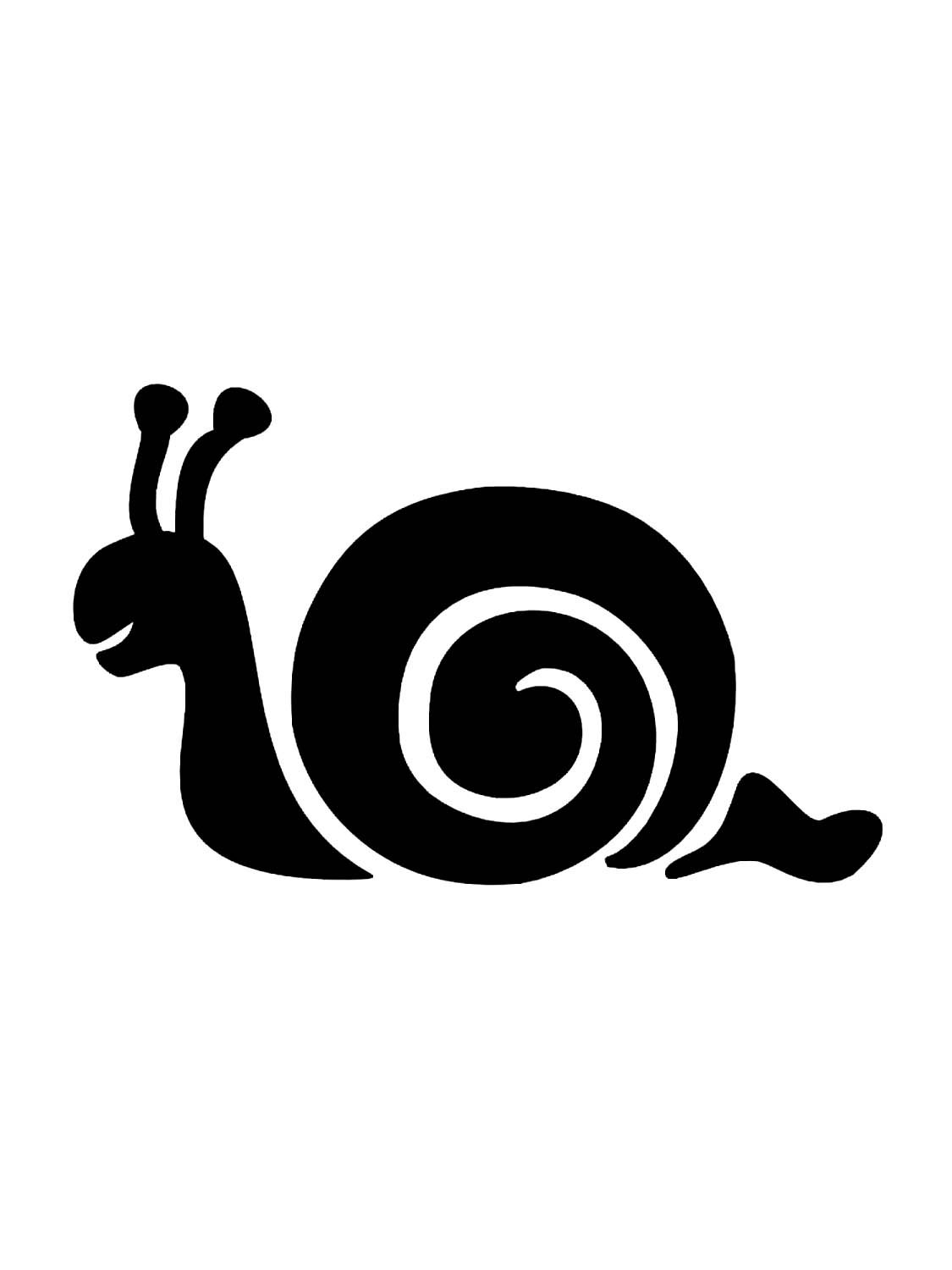 Улитка силуэт