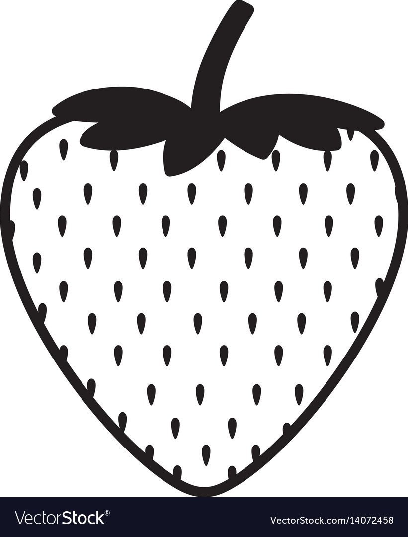 Стилизованное изображение клубники