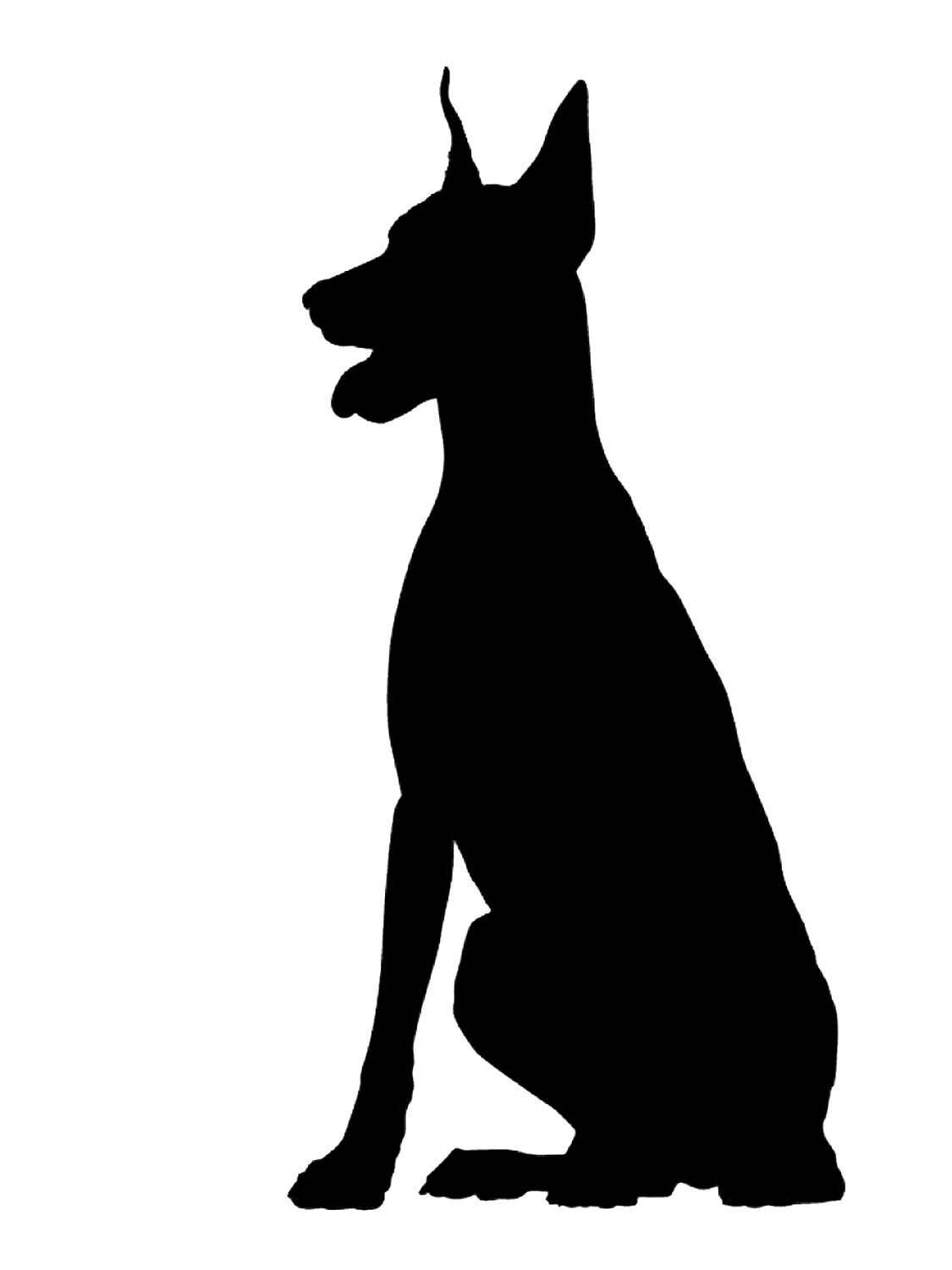 Голова добермана вектор