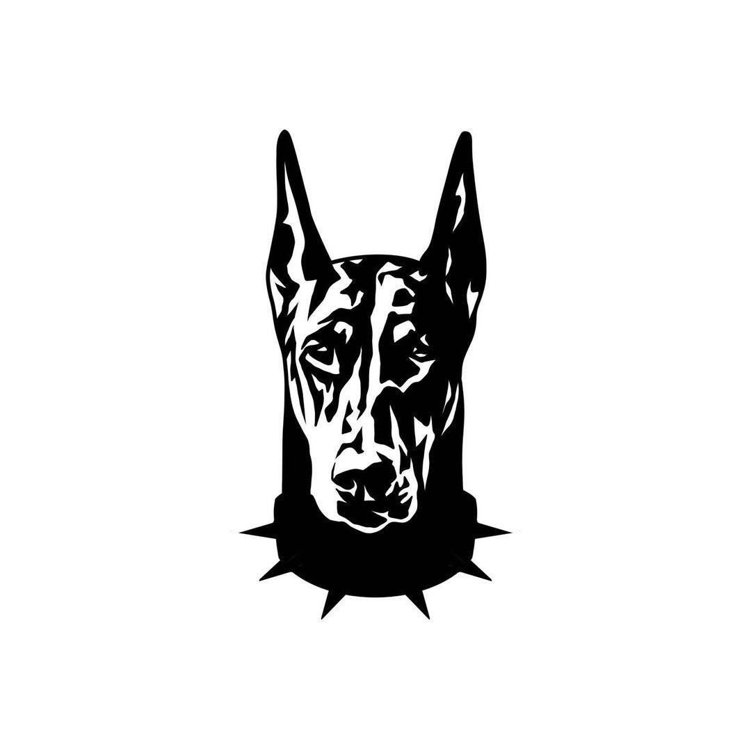 Силуэт добермана