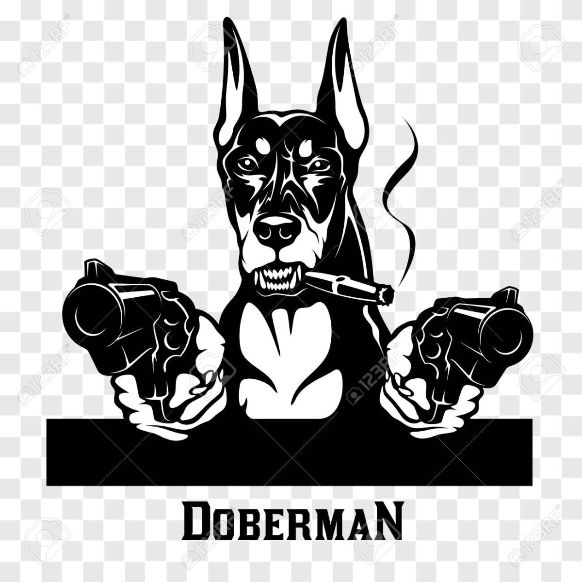Доберман логотип
