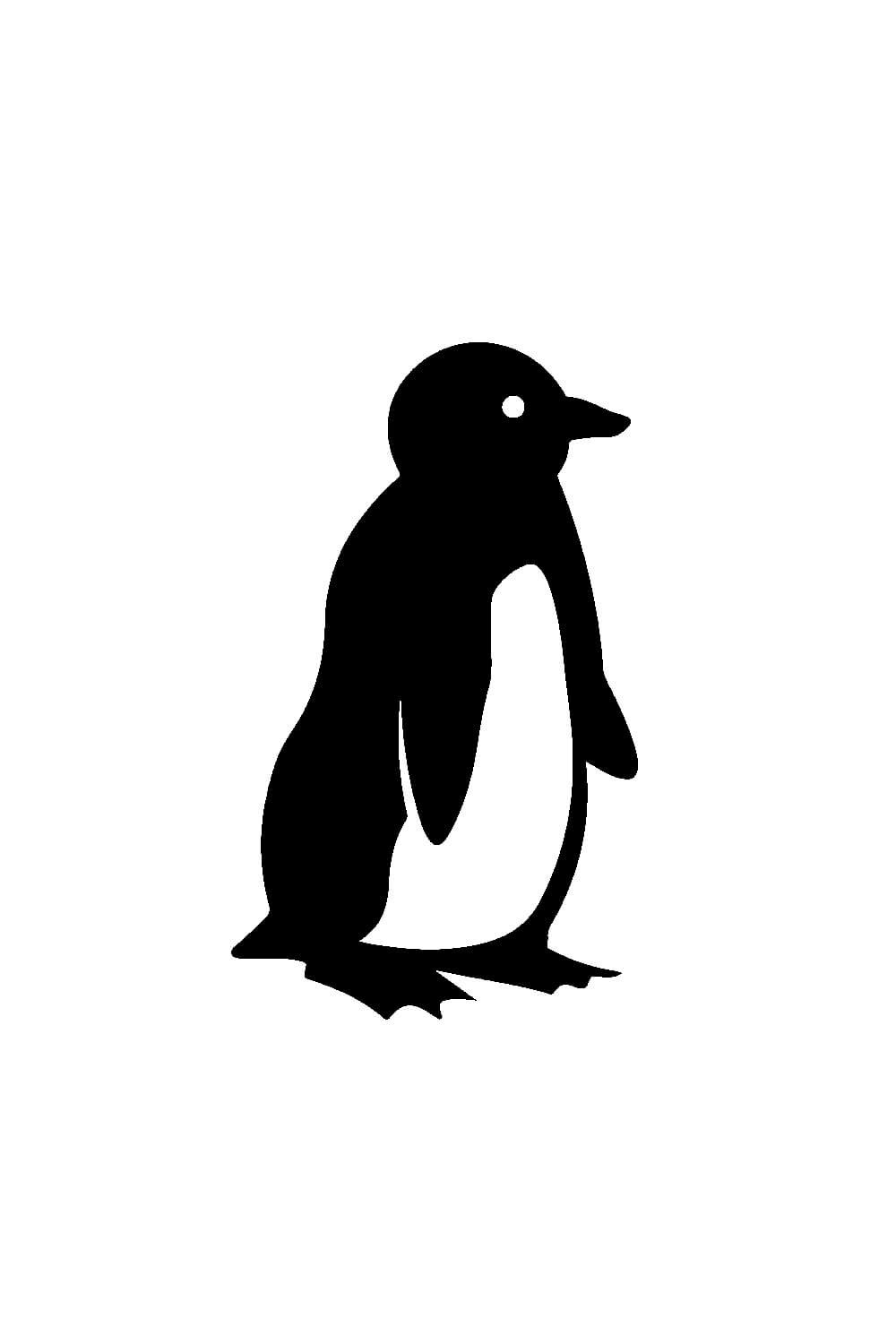 Трафарет Пингвинчик