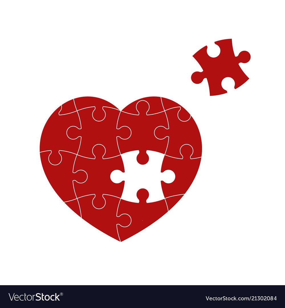Сердечко пазл