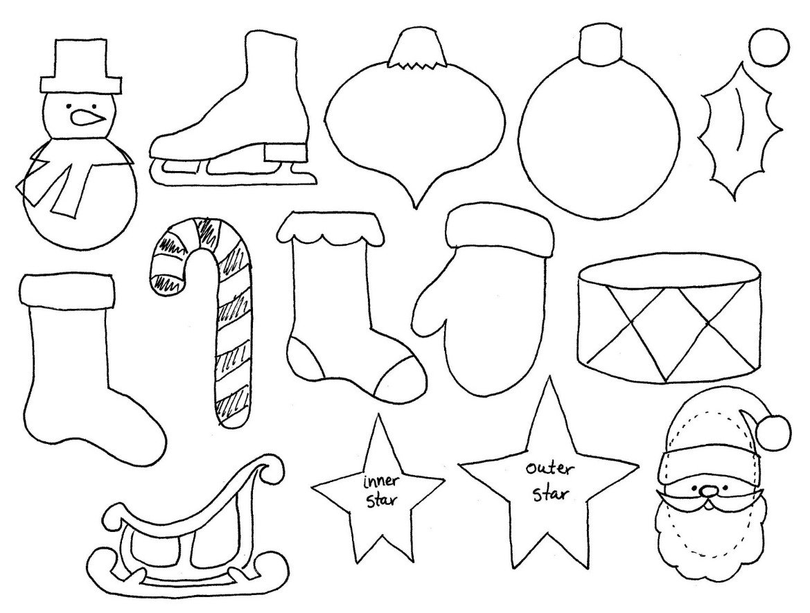 Трафарет лошадки из фетра