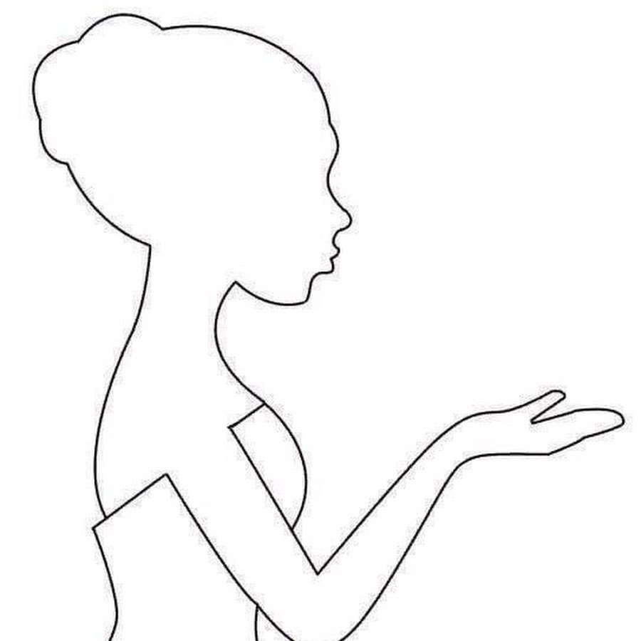 Силуэт матери и ребенка