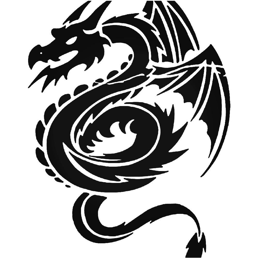 Китайский дракон лёгкийрисунок