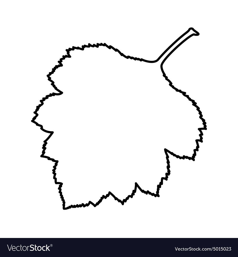 Березовый лист трафарет для вырезания