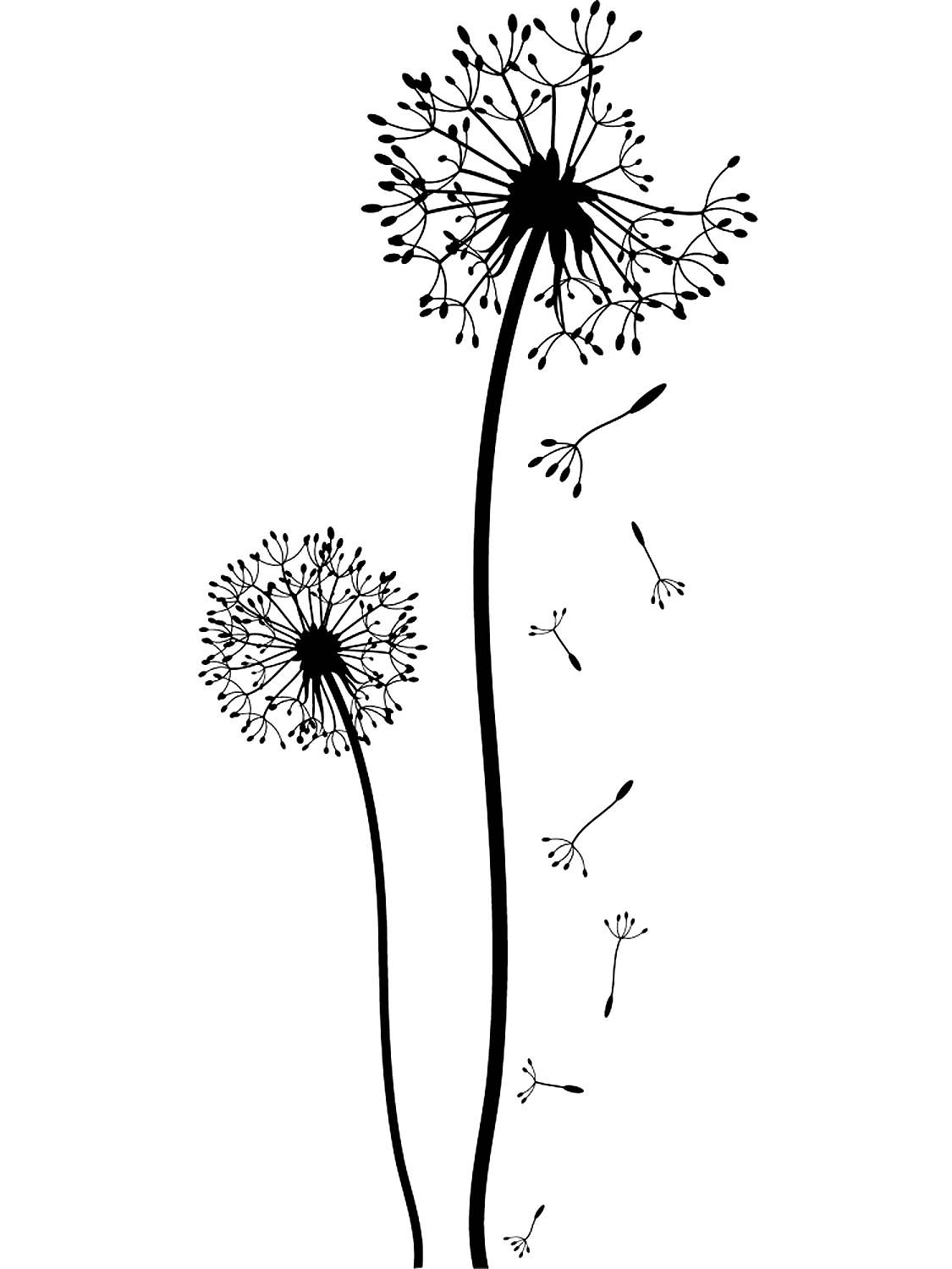 Стилизованный одуванчик