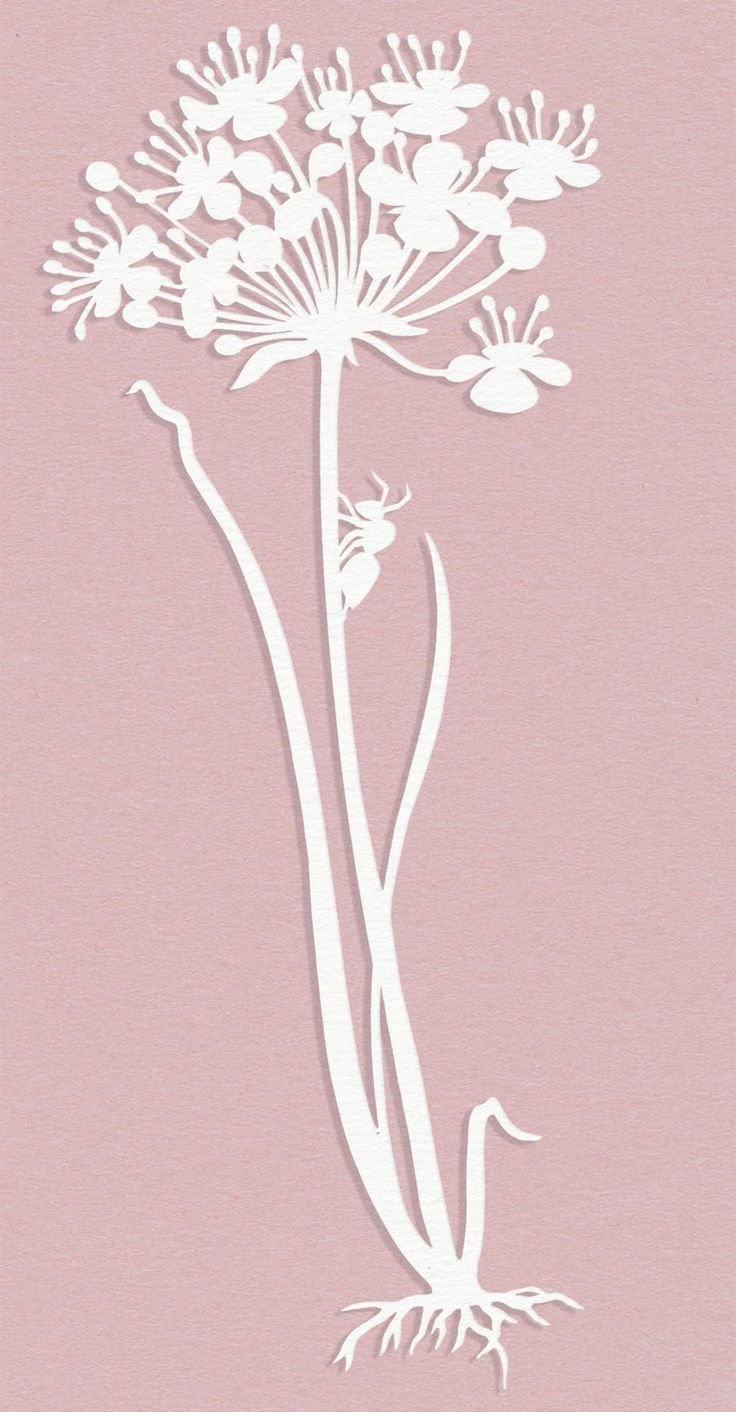 Трафарет на бумаге