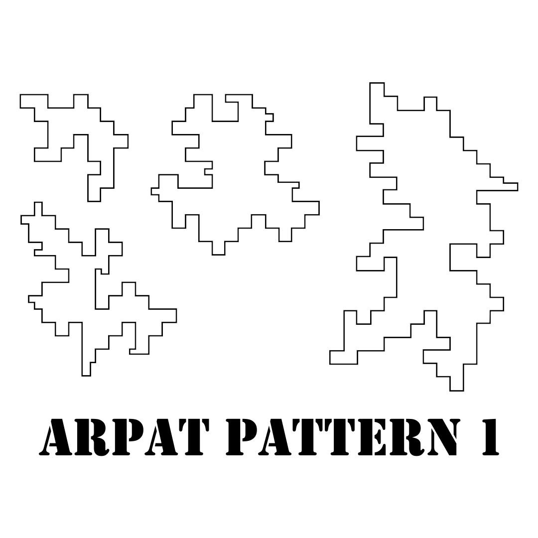 Цифровой камуфляж трафарет