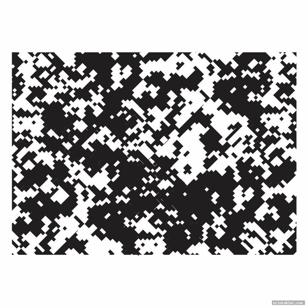 Белый цифровой камуфляж