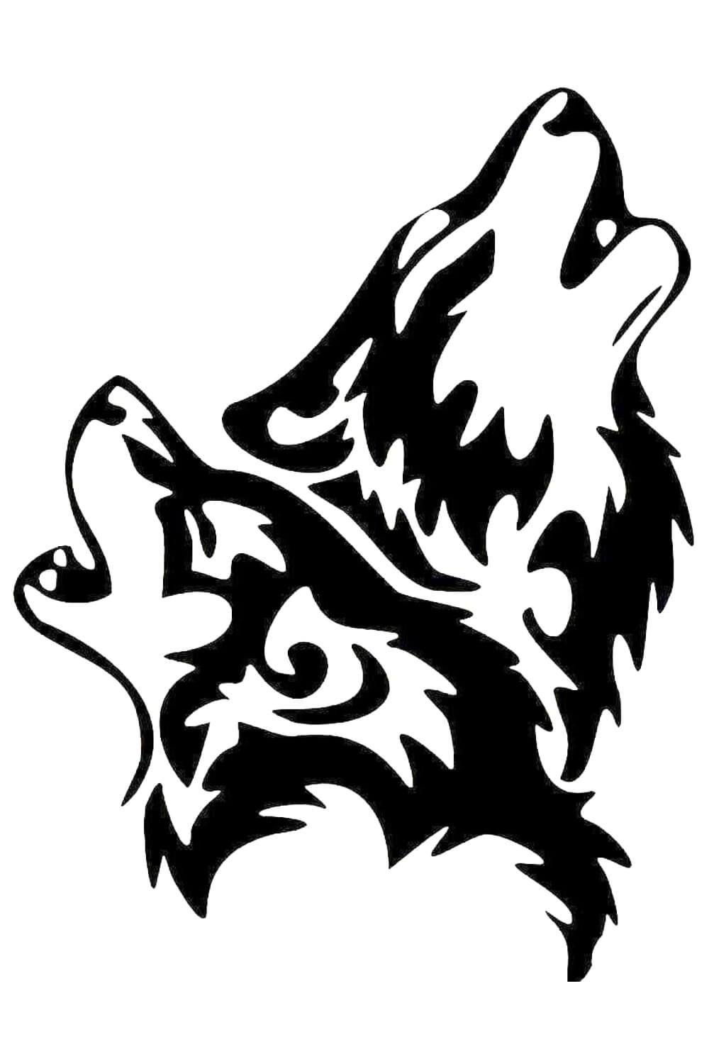 Схемы вышивки крестом монохром волки