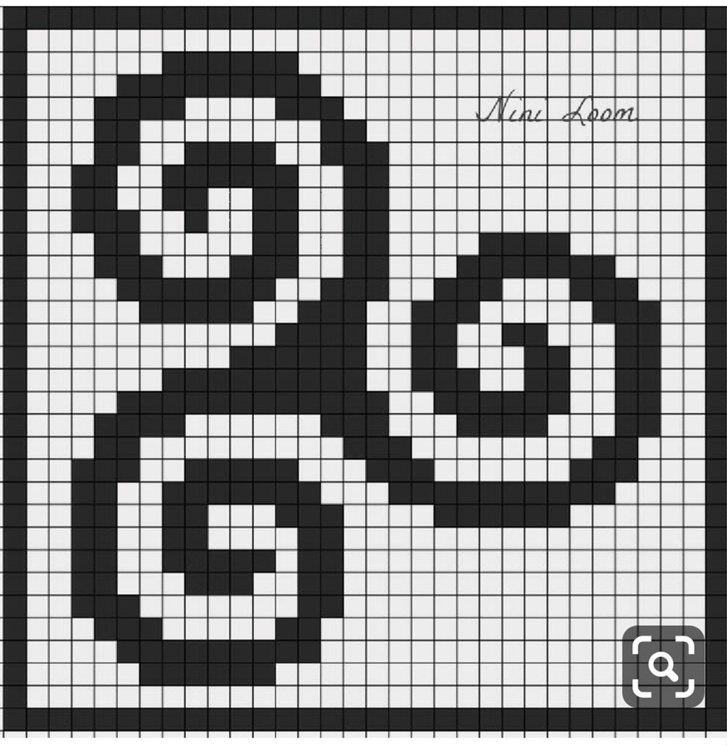 Пиксель арт орнамент