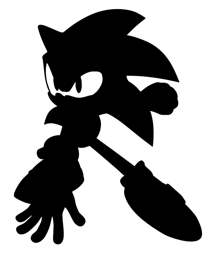 Sonic трафарет