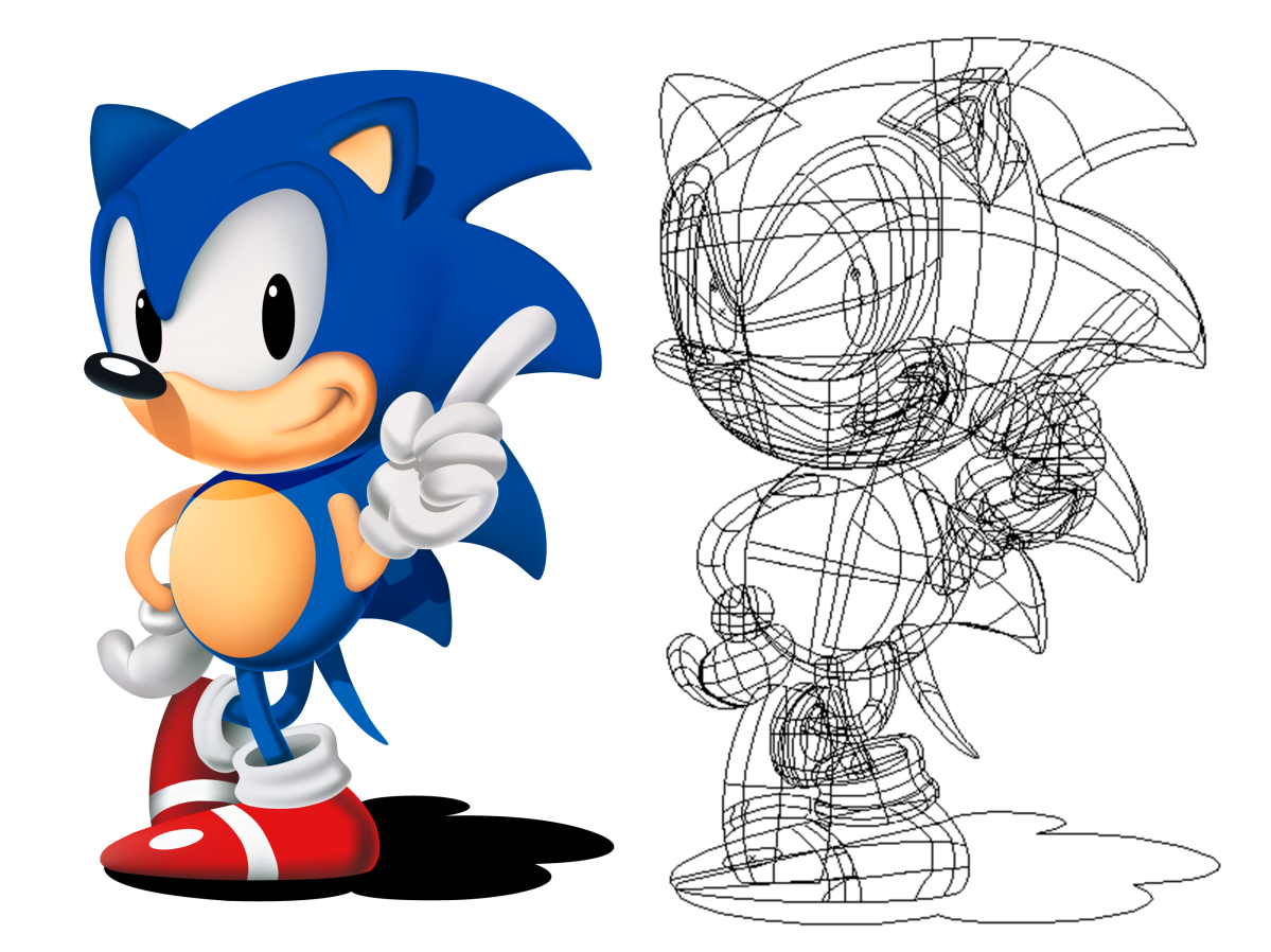 Соник герои для печати