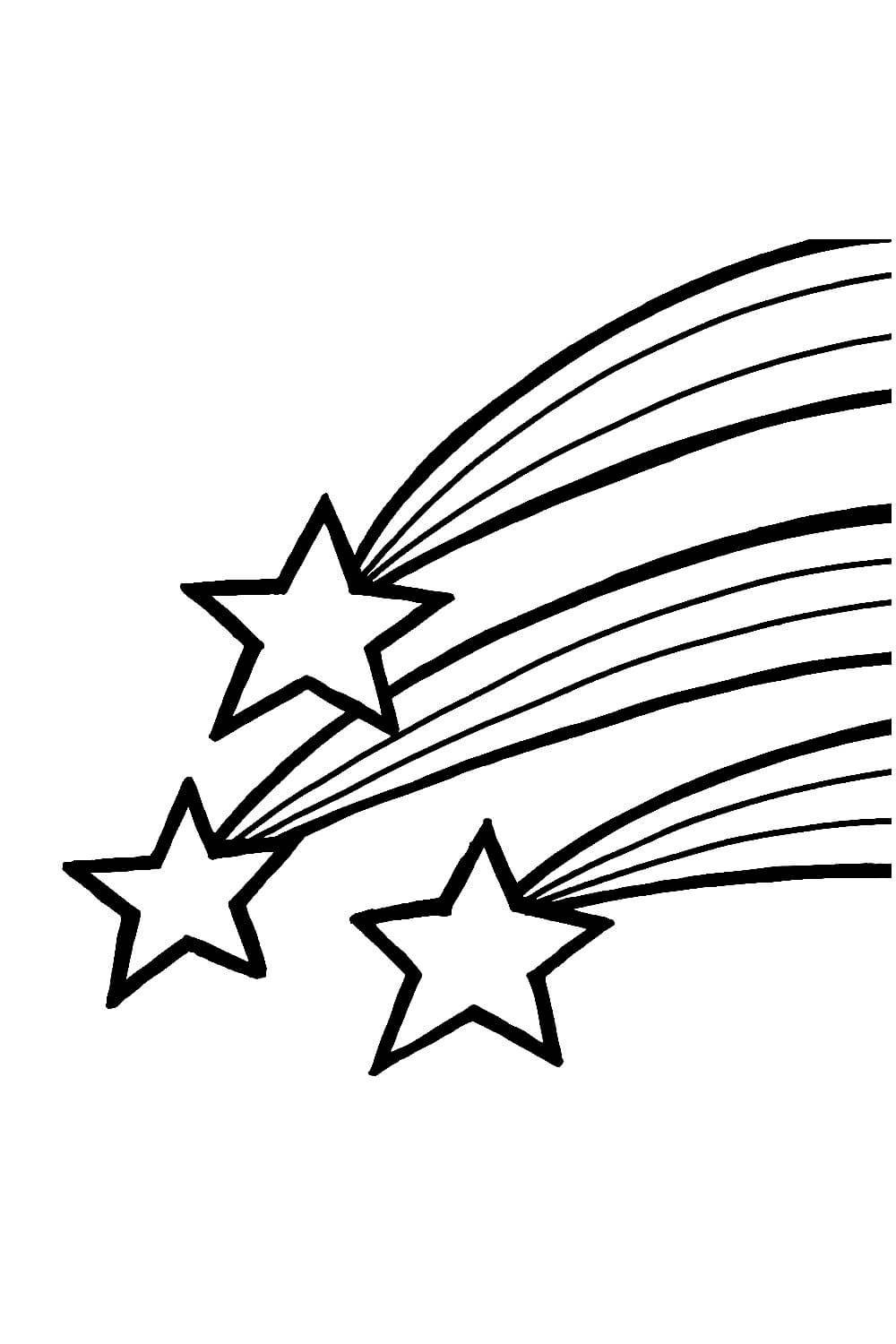 Знак падающей звезды