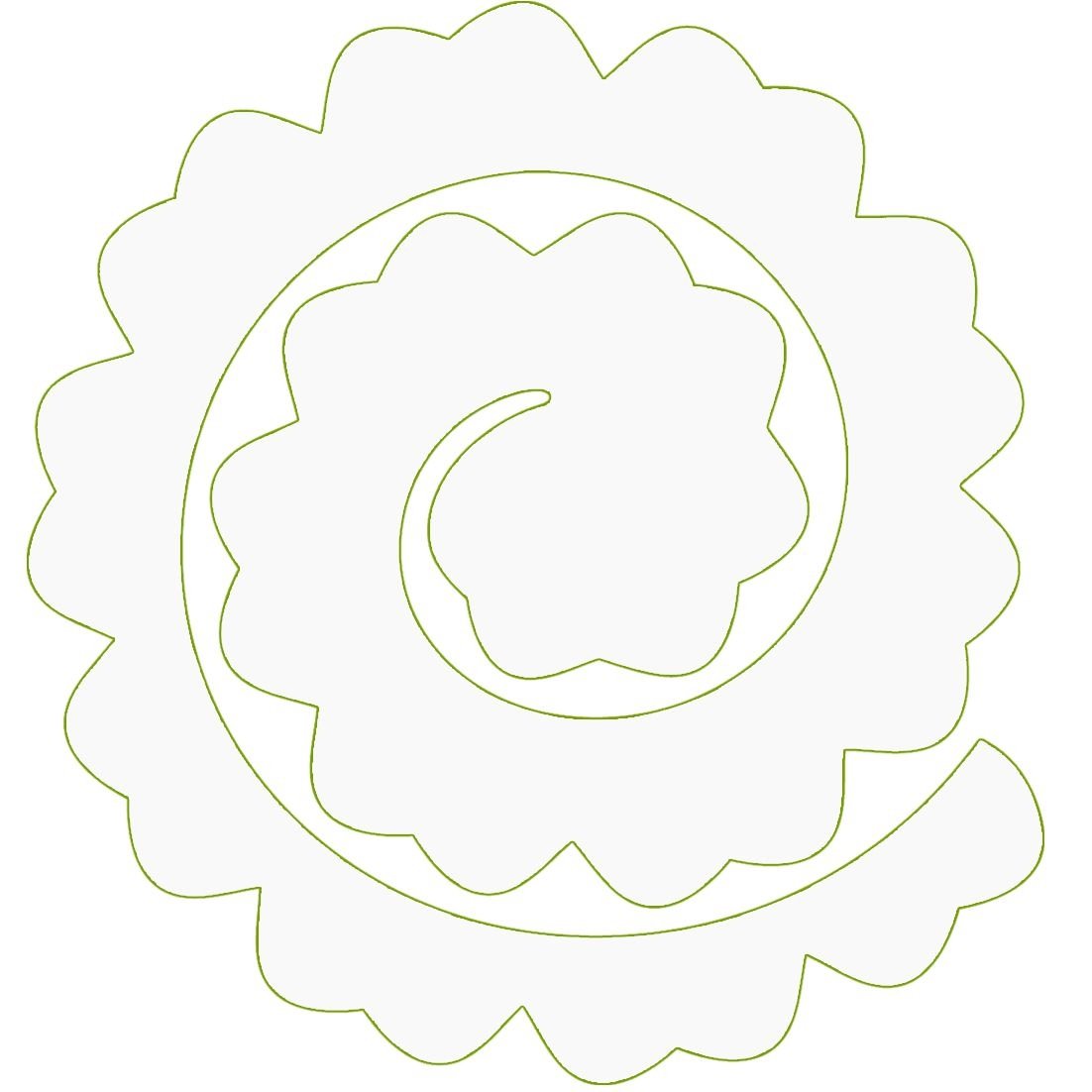 Развёртка коробочки для подарка