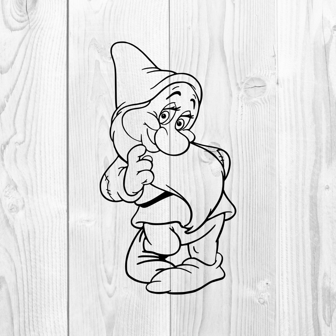 Гном силуэт