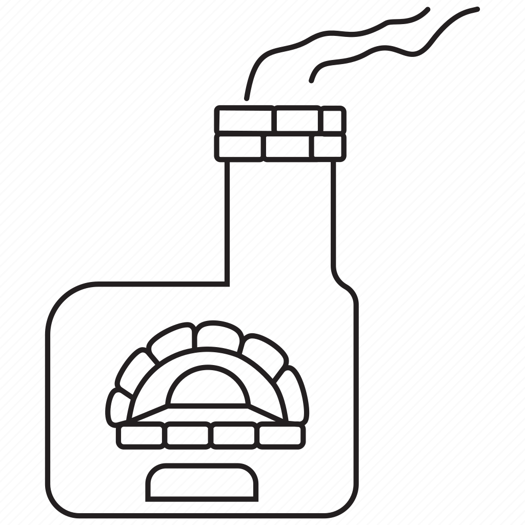 Печка раскраска для детей