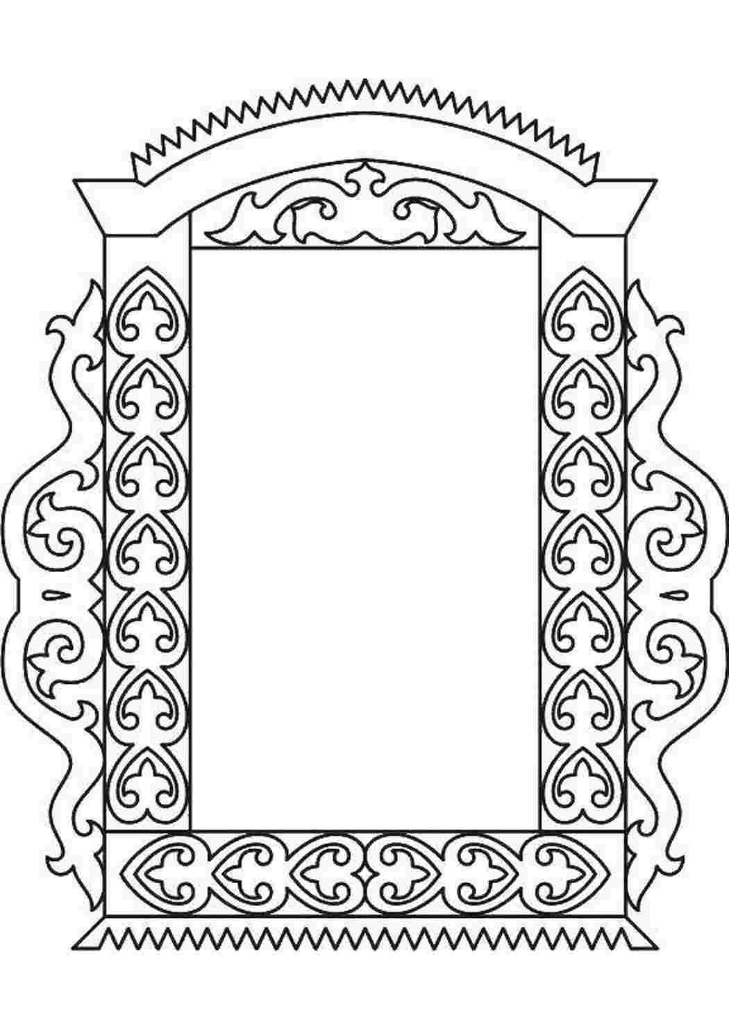 Трафареты наличников