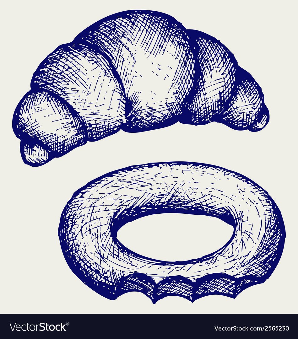 Бублик рисование