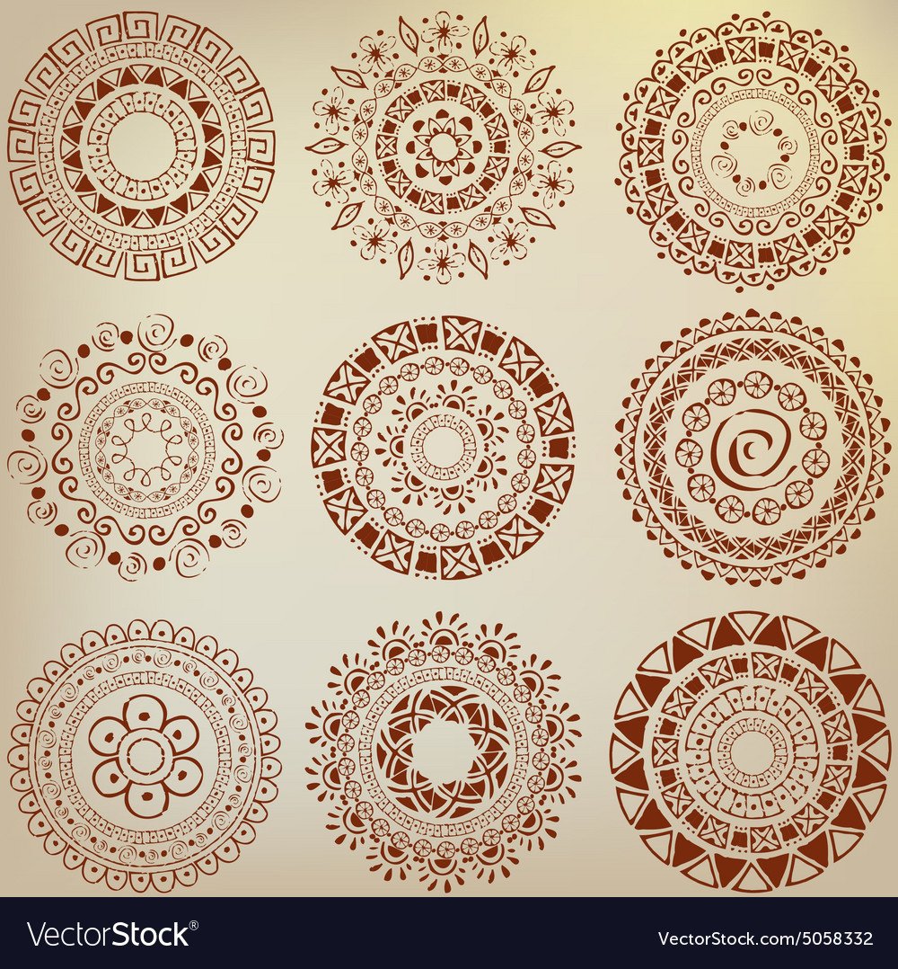 Якутский круговой орнамент