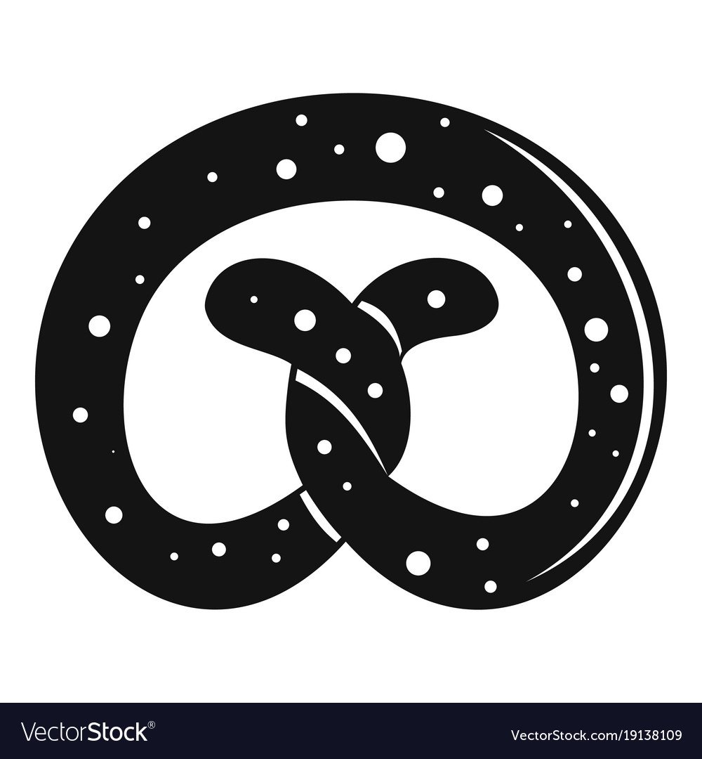 Крендель силуэт