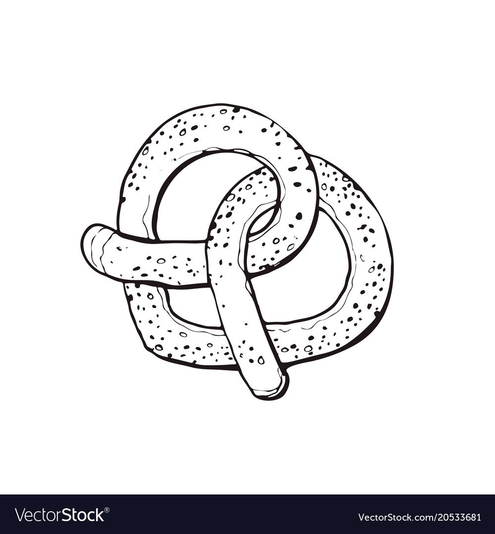 Крендельки раскраска для детей