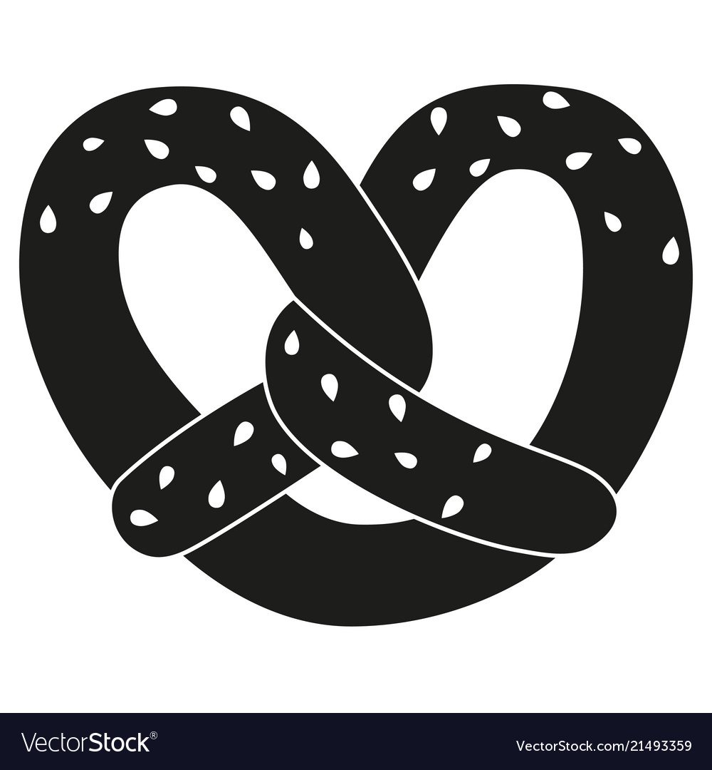 Крендель силуэт