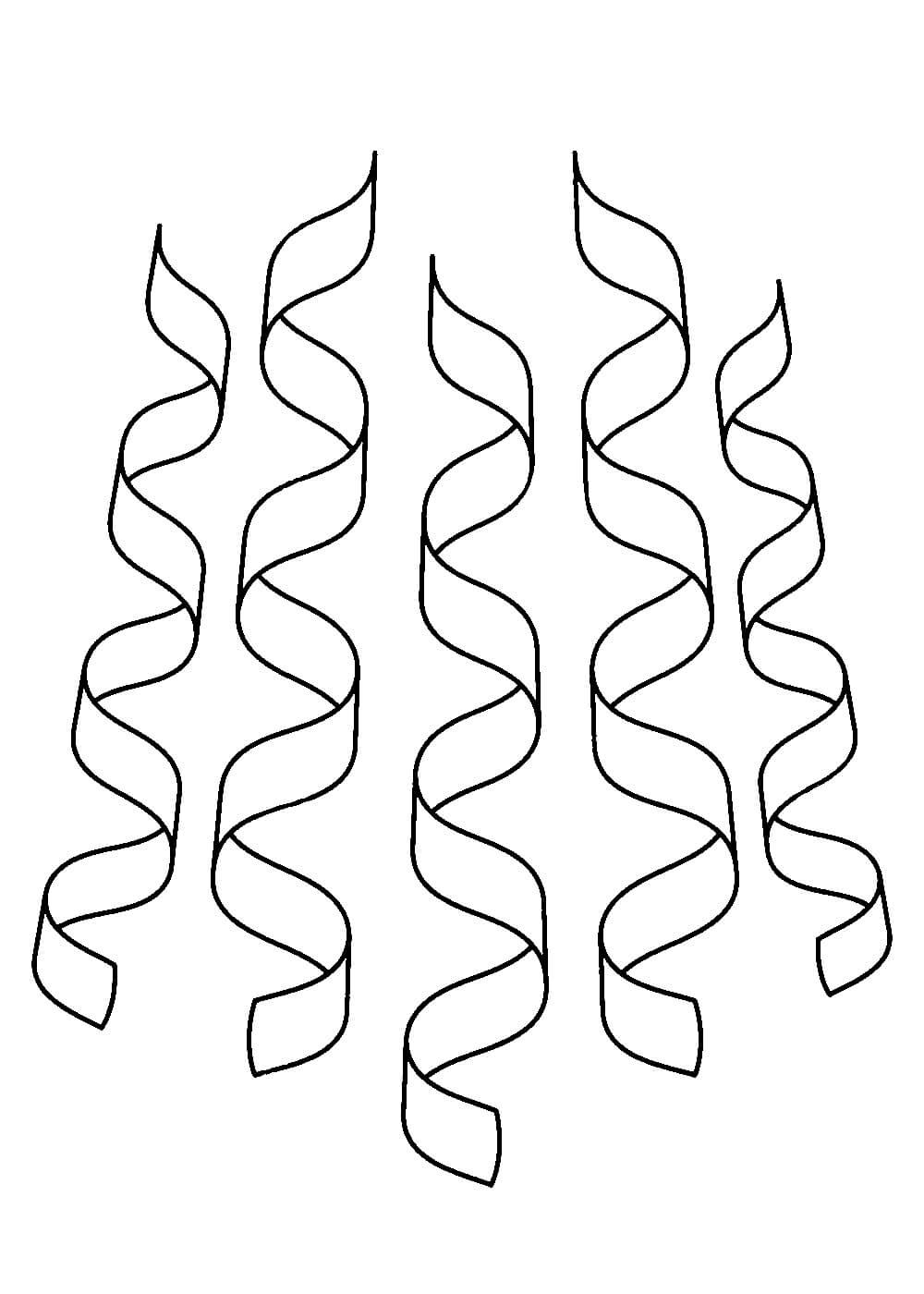 Серпантин трафарет для вырезания