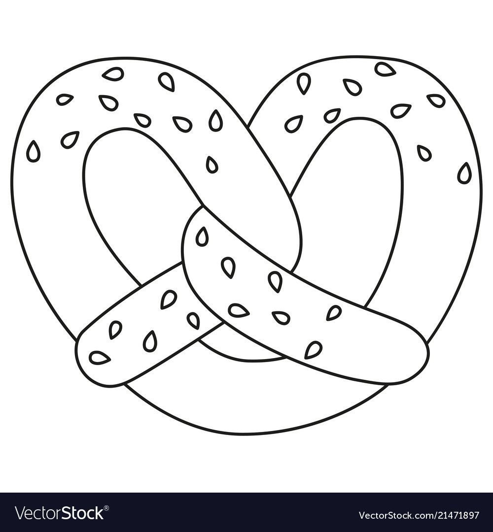 Баранки раскраска для детей