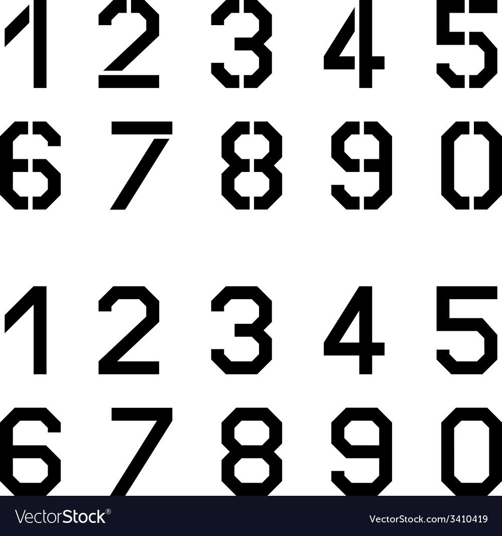 Цифра 32 для торта трафарет