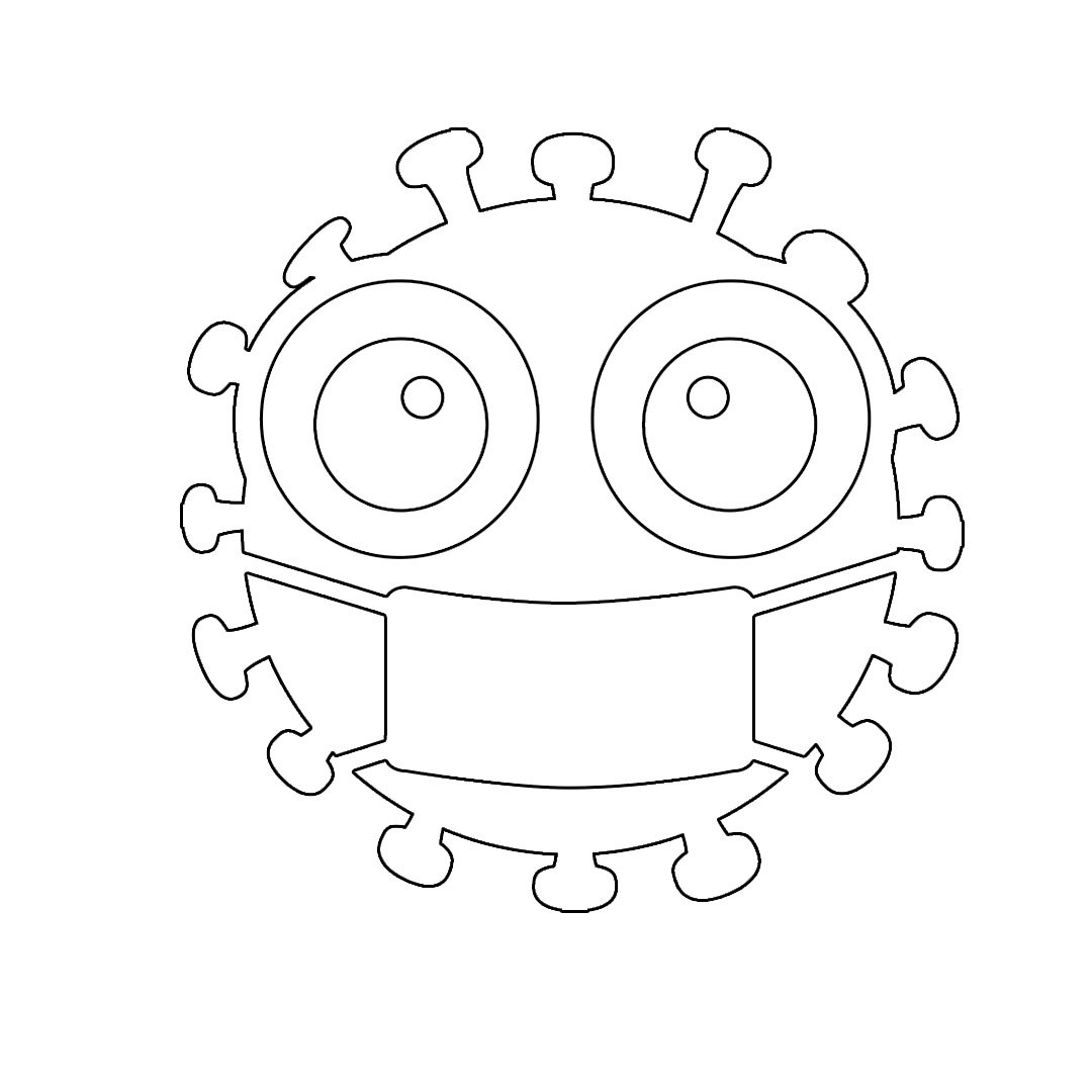 Раскраски на тему вирусы