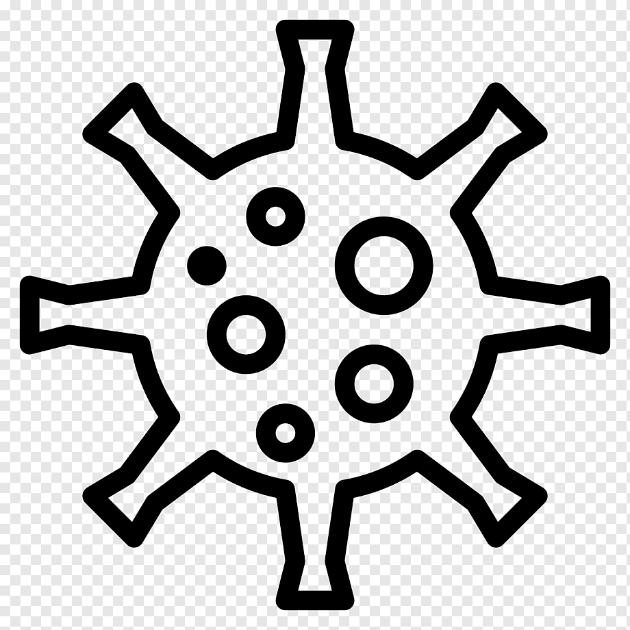 Вирус раскраска