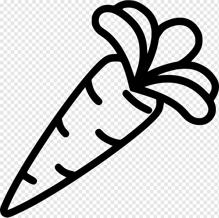 Морковка раскраска для детей