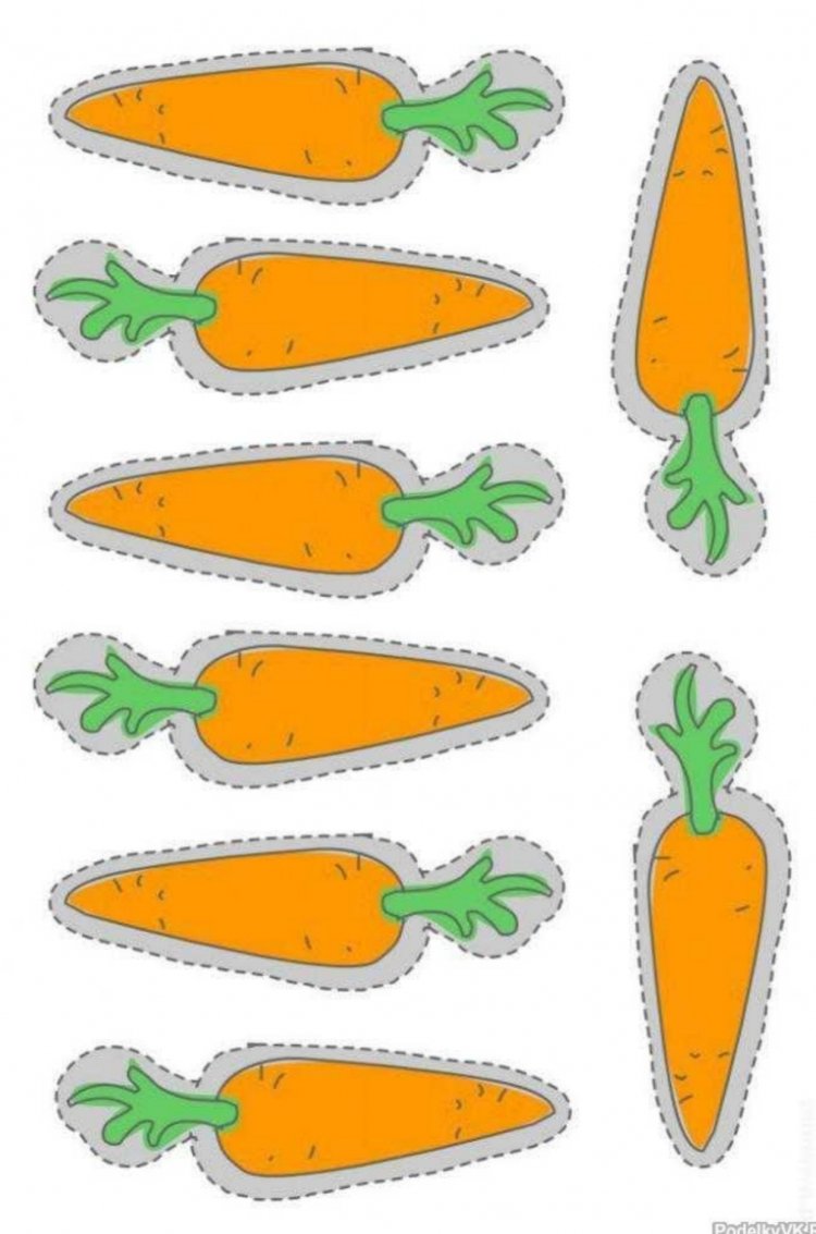 Морковь раскраска