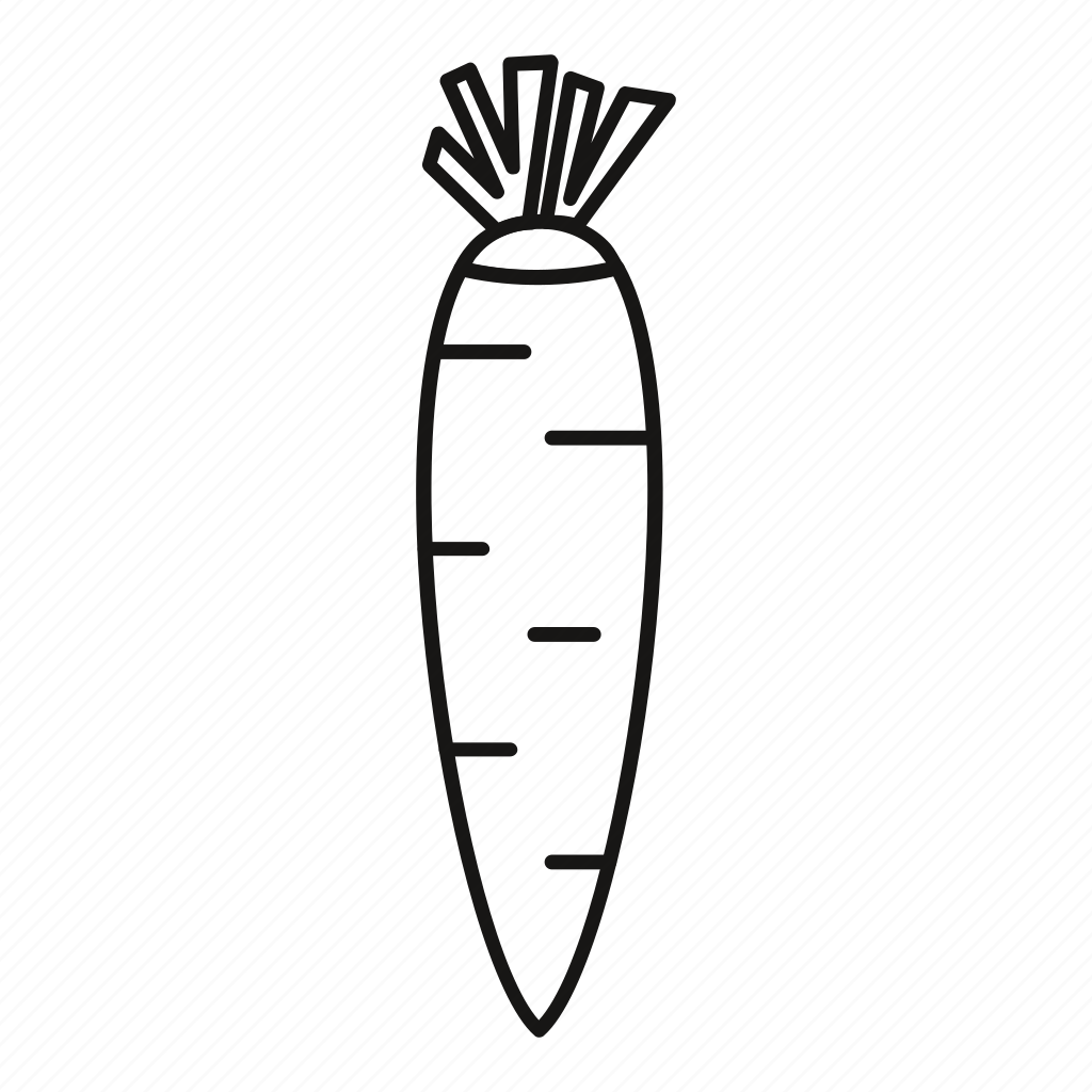 Раскраска морковь и капуста