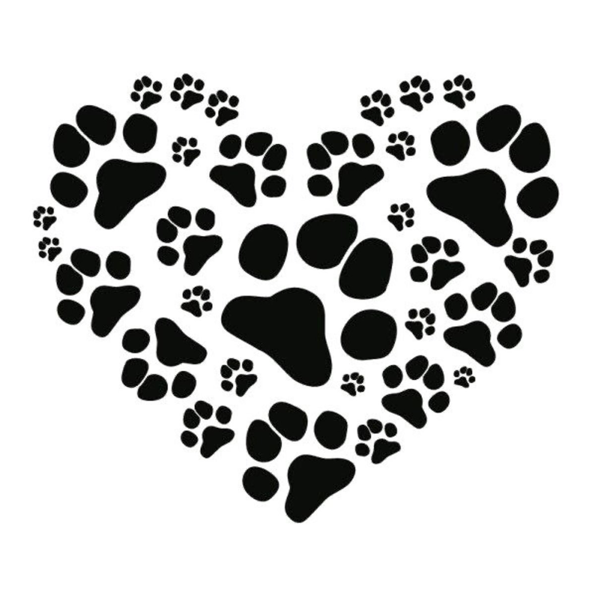 Собачий след вектор