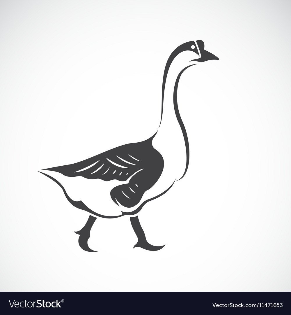 Утка трафарет