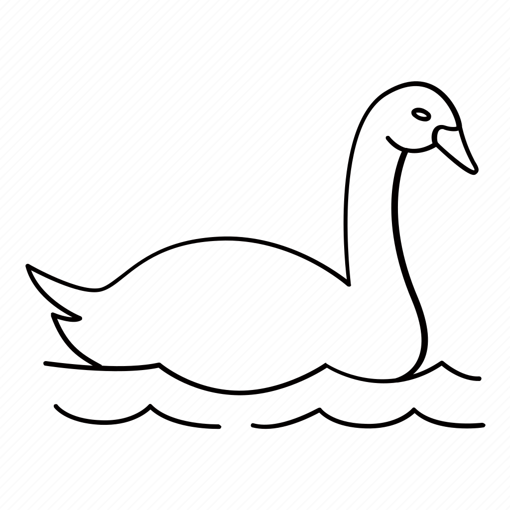 Черный Гусь вектор