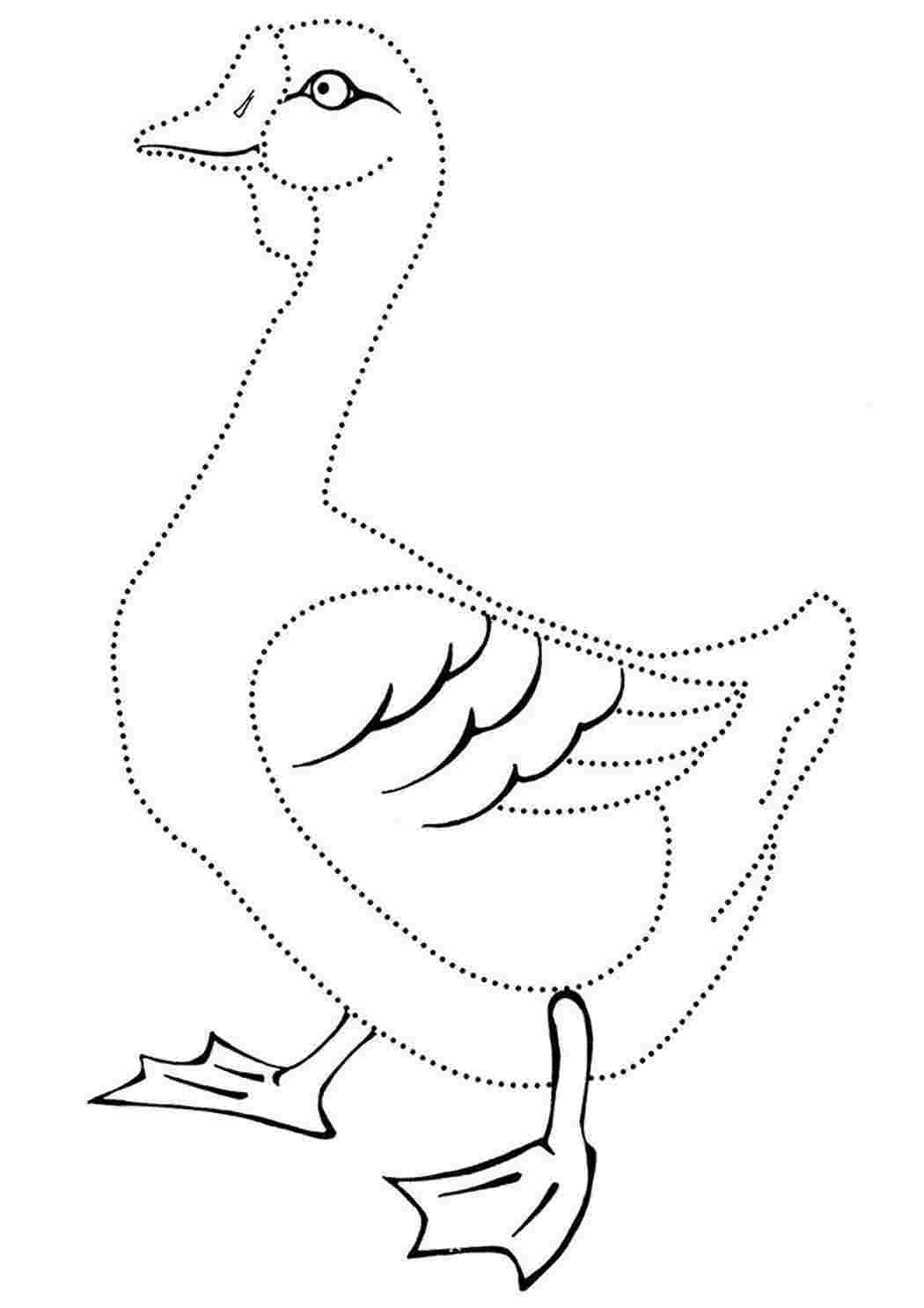 Гусь стилизованный