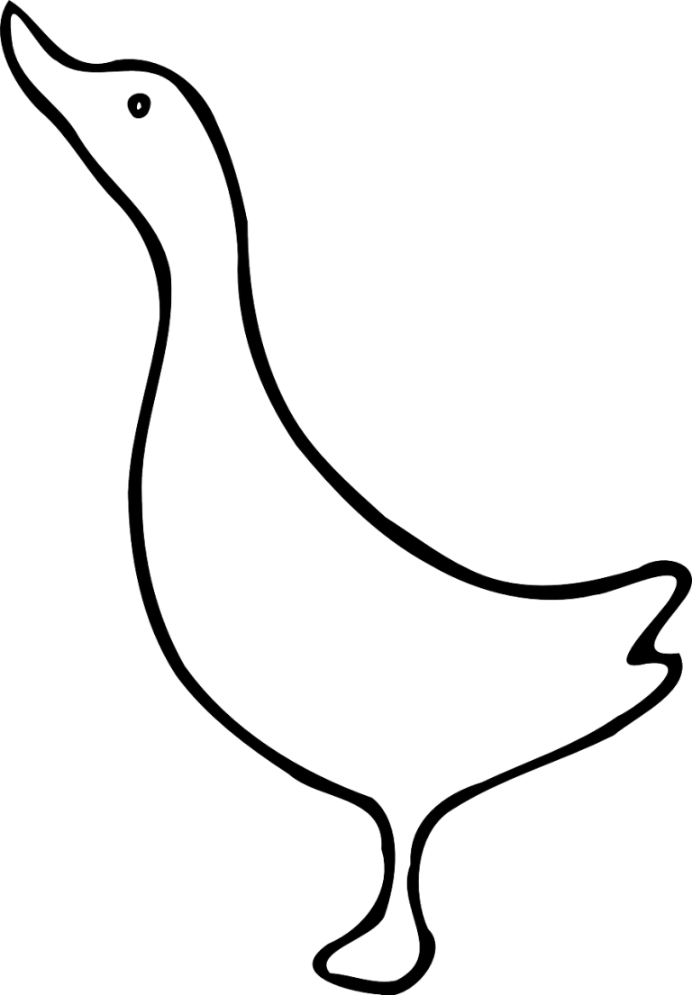 Шаблон гуся