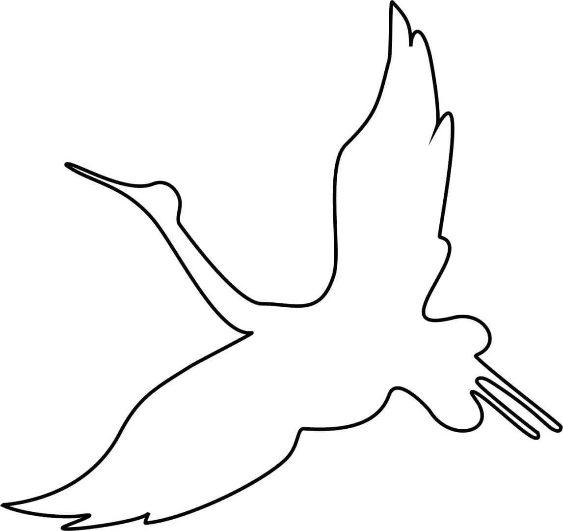 Шаблон лебедя