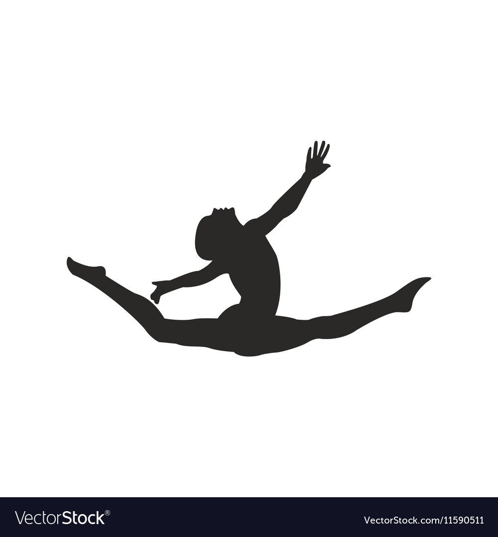 Гимнаст силуэт