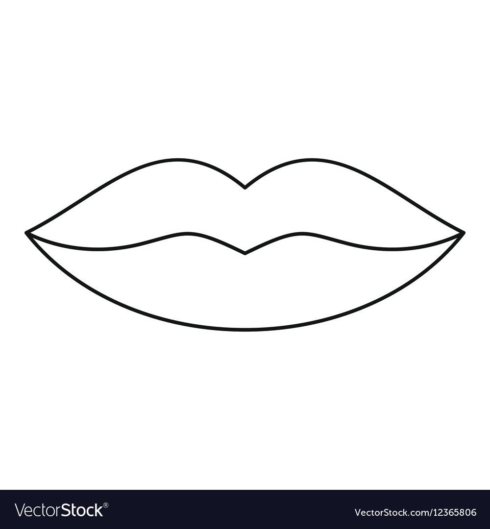 Губы для раскрашивания