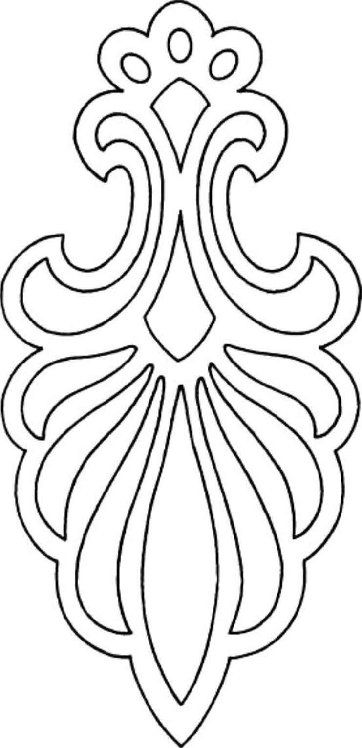 Трафарет узор