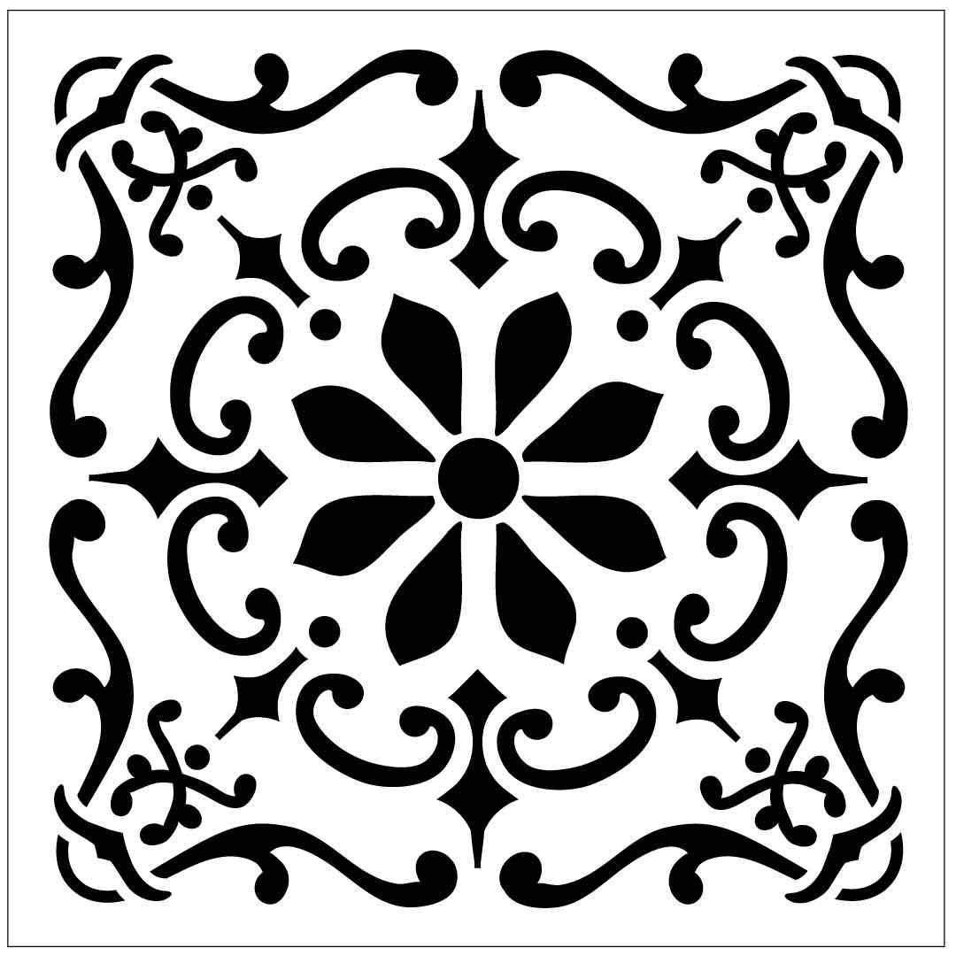 Трафареты для росписи плитки