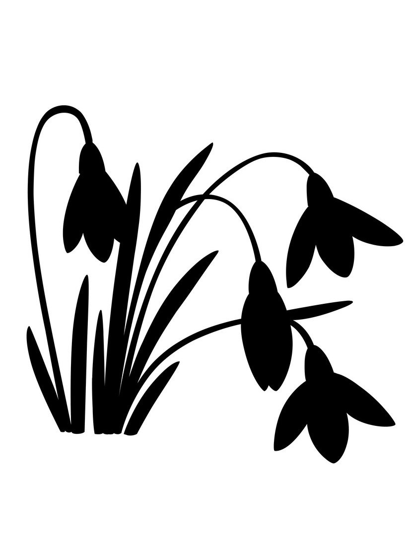 Тюльпаытрафареты для вырезания