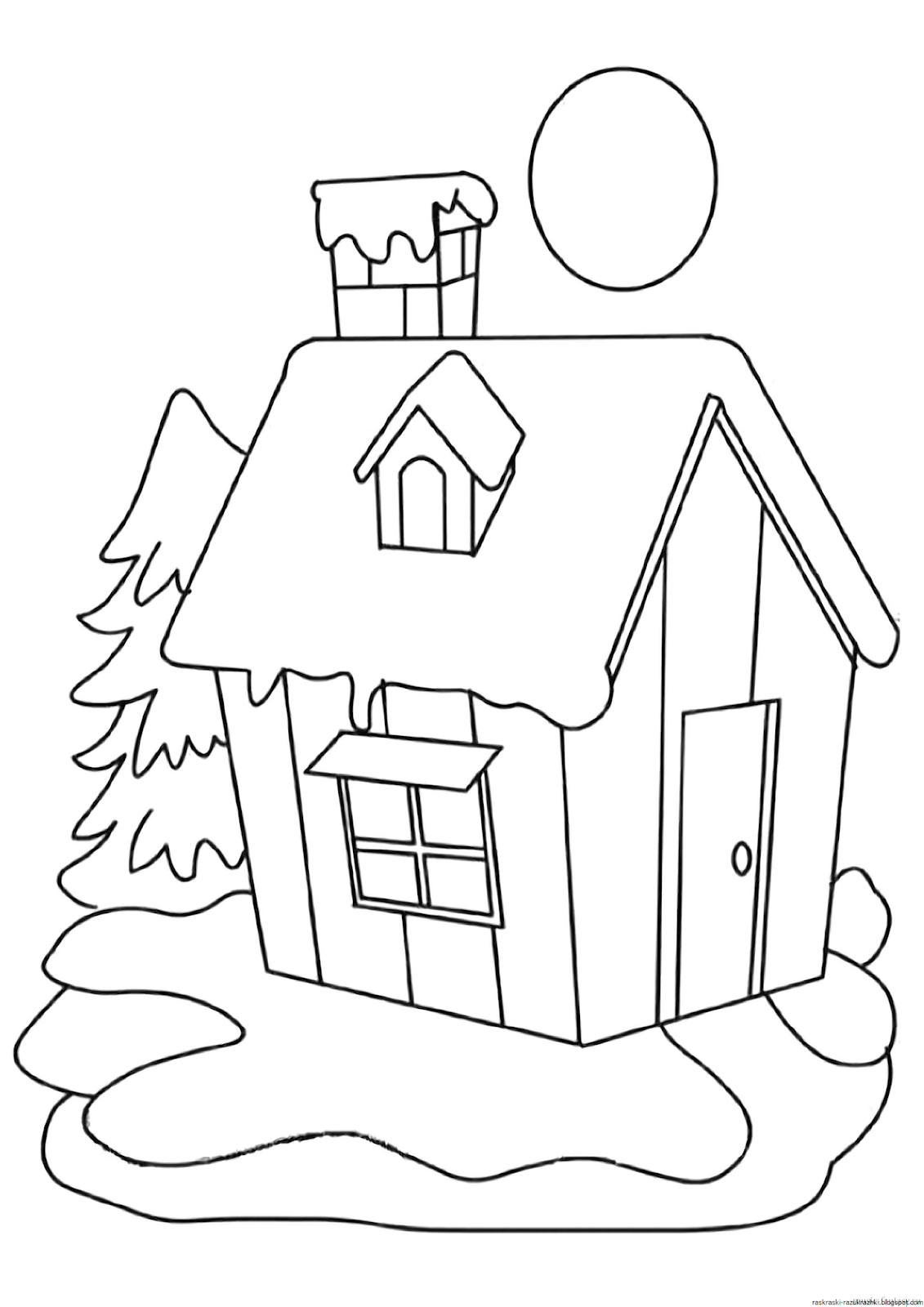 Шаблон домика